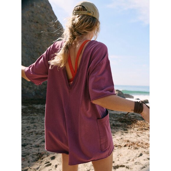 FP Movement by Free People Purple Romper - Picture 2 of 10